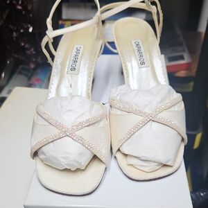 Caparros Women's Ivory Strappy Heels